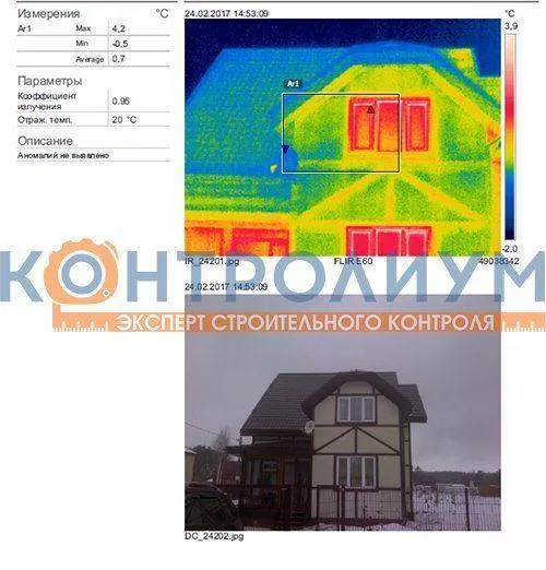 Тепловизионное обследование с аэродверью